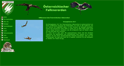 Desktop Screenshot of falknerorden.at