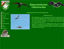 Tablet Screenshot of falknerorden.at